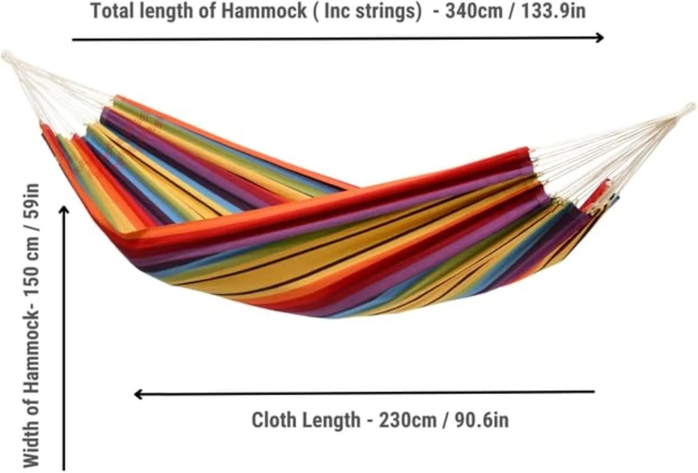 Xl Hamakas Barbados 230x150 cm, 200 kg