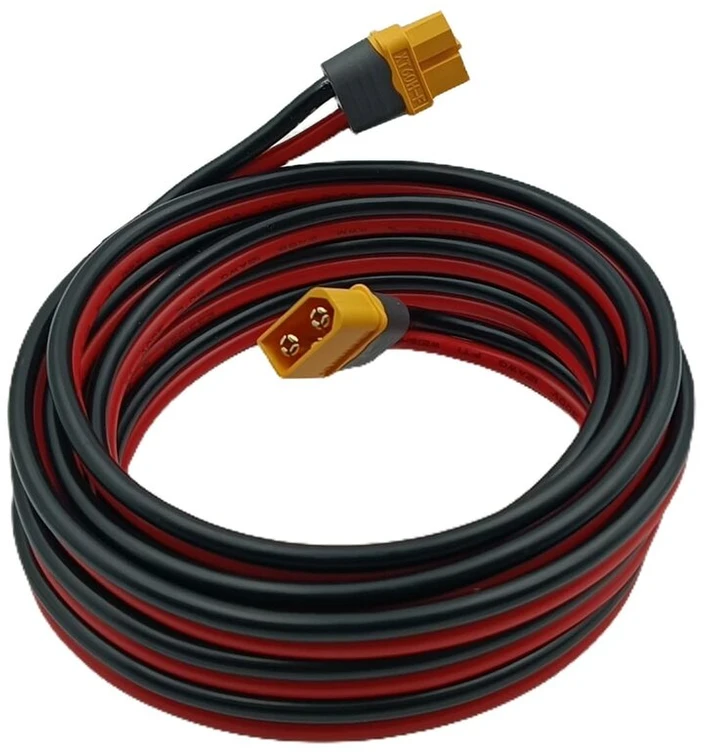 Xt60 prailginimo laidas 12awg 3m vyriškas-moteriškas