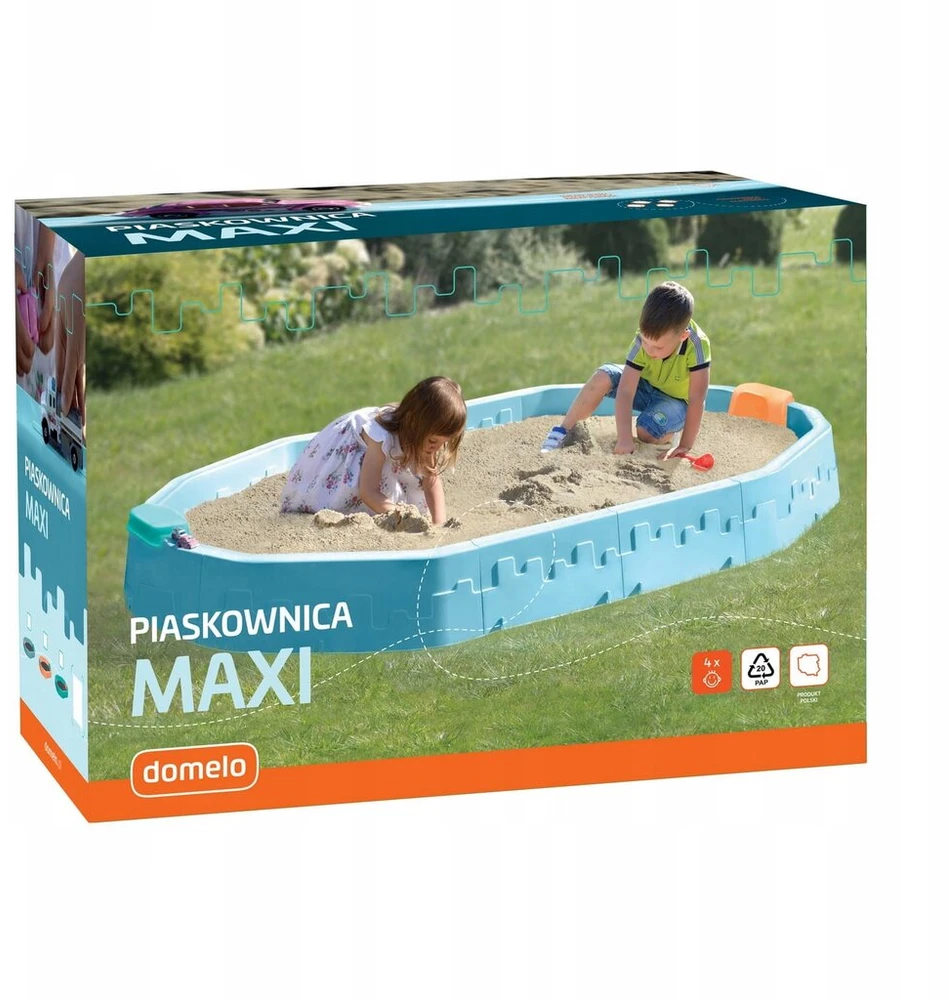 XXL DIDELĖ PLASTIKINĖ SMĖLIO DĖŽĖ SMĖLIO ŽAISLAI MUILO BURBULAI SAUSAS BASEINAS
