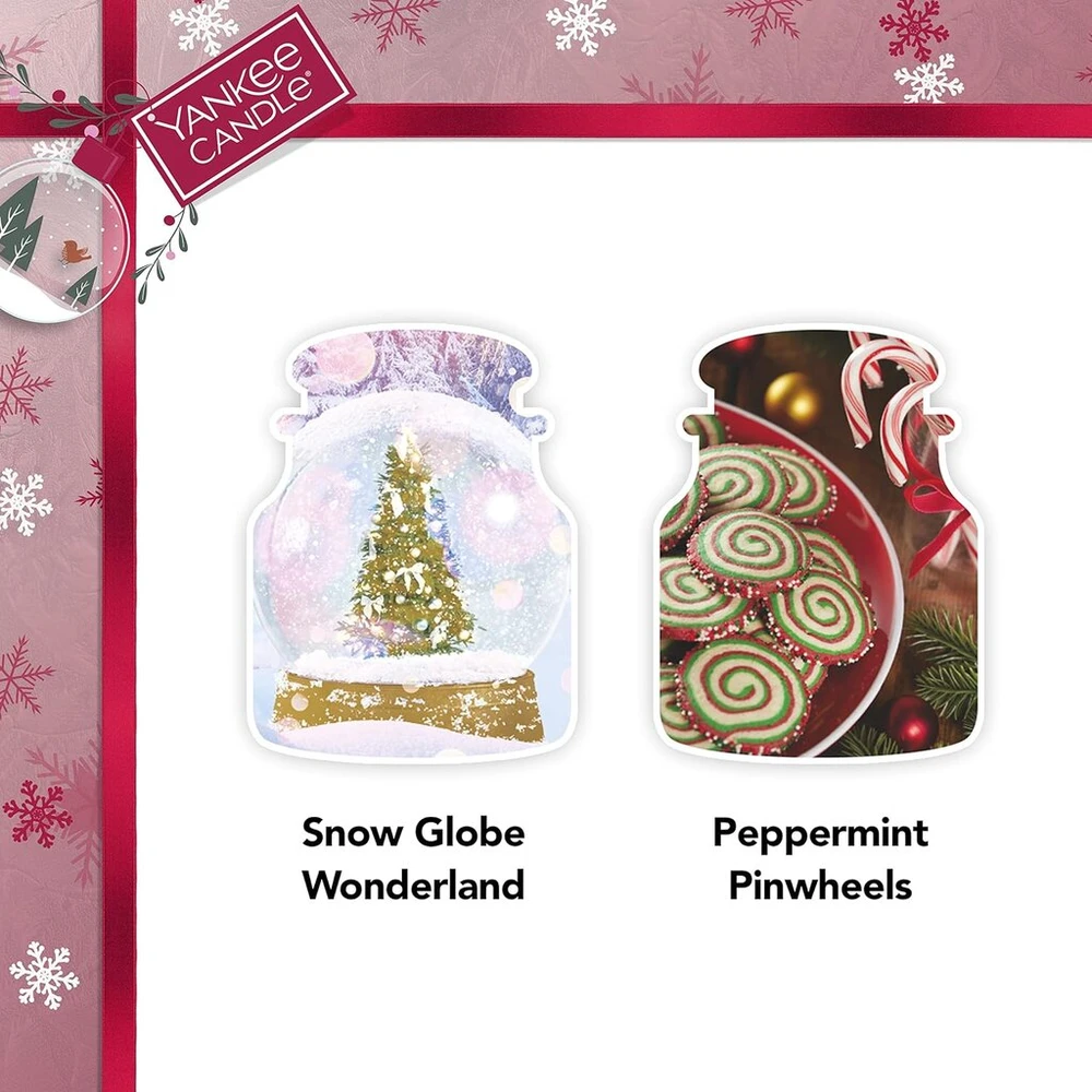 Yankee Candle Dovanų Rinkinys: 2 Vidutinės Žvakės Stiklainyje