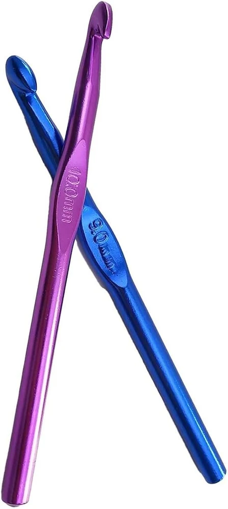 Yeashi nėrimo vąšelių rinkinys - 14 dalių ergonomiškas aliuminio rinkinys su 14 dydžių (2 mm - 10 mm) pradedantiesiems ir profesionalams - idealiai tinka mezgimui ir nėrimui - spalvingas