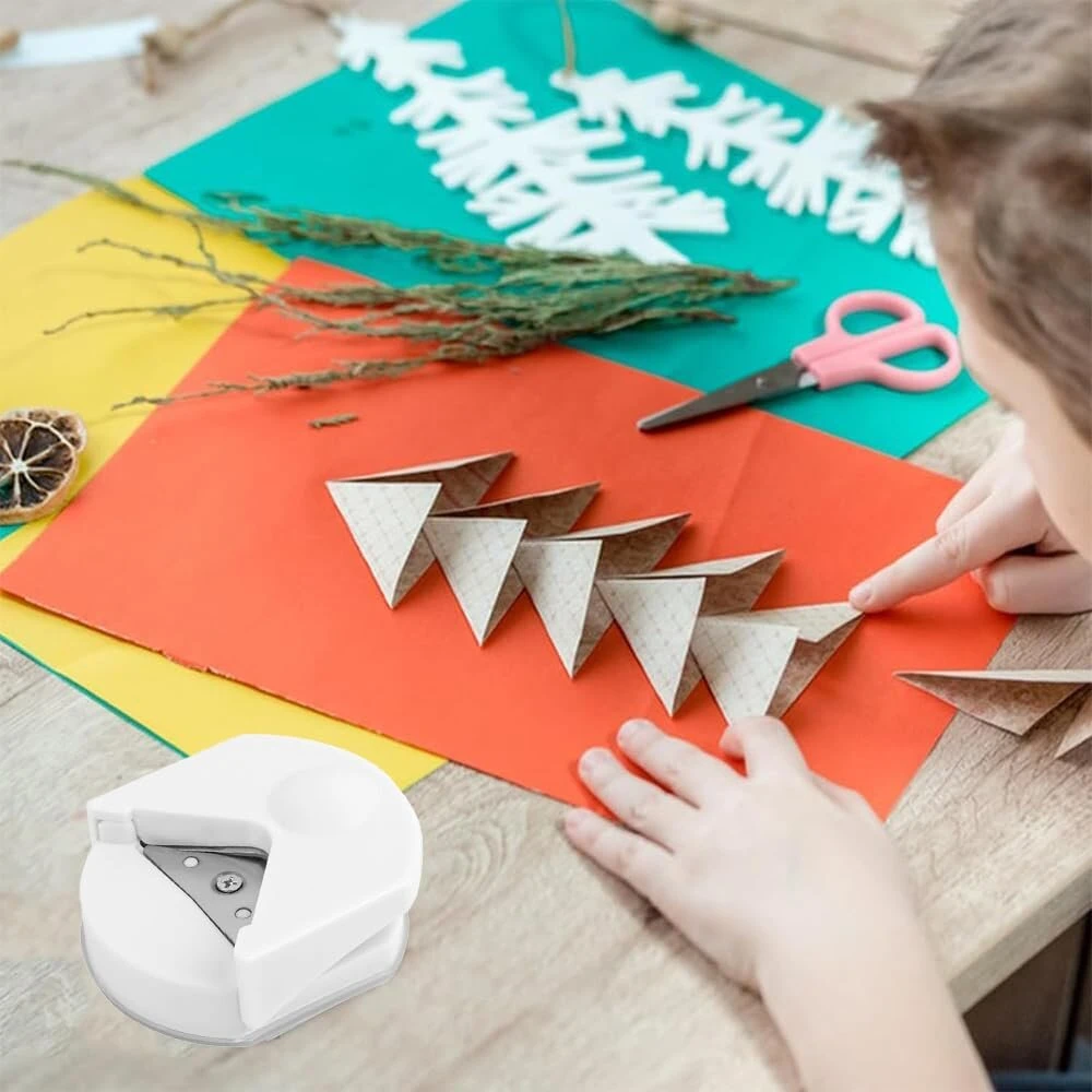 Yeenano kampų apvalinimo perforatorius, nešiojamas kampų perforatorius, priedai scrapbooking'ui, apvalaus kampo perforatorius, apskritimo pjaustytuvas, daugiafunkcinis apvalus perforatorius amatams, kortelių gamybai ir rankų darbo scrapbooking'ui
