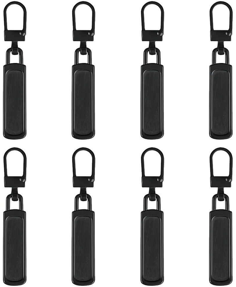 Yimvunz 8 dalių užtrauktuko remonto rinkinys, skirtas užtrauktukui, nuimamas metalinis užtrauktuko traukiklis, užtrauktuko pakeitimas piniginei, suknelėms, džinsams, lagaminui
