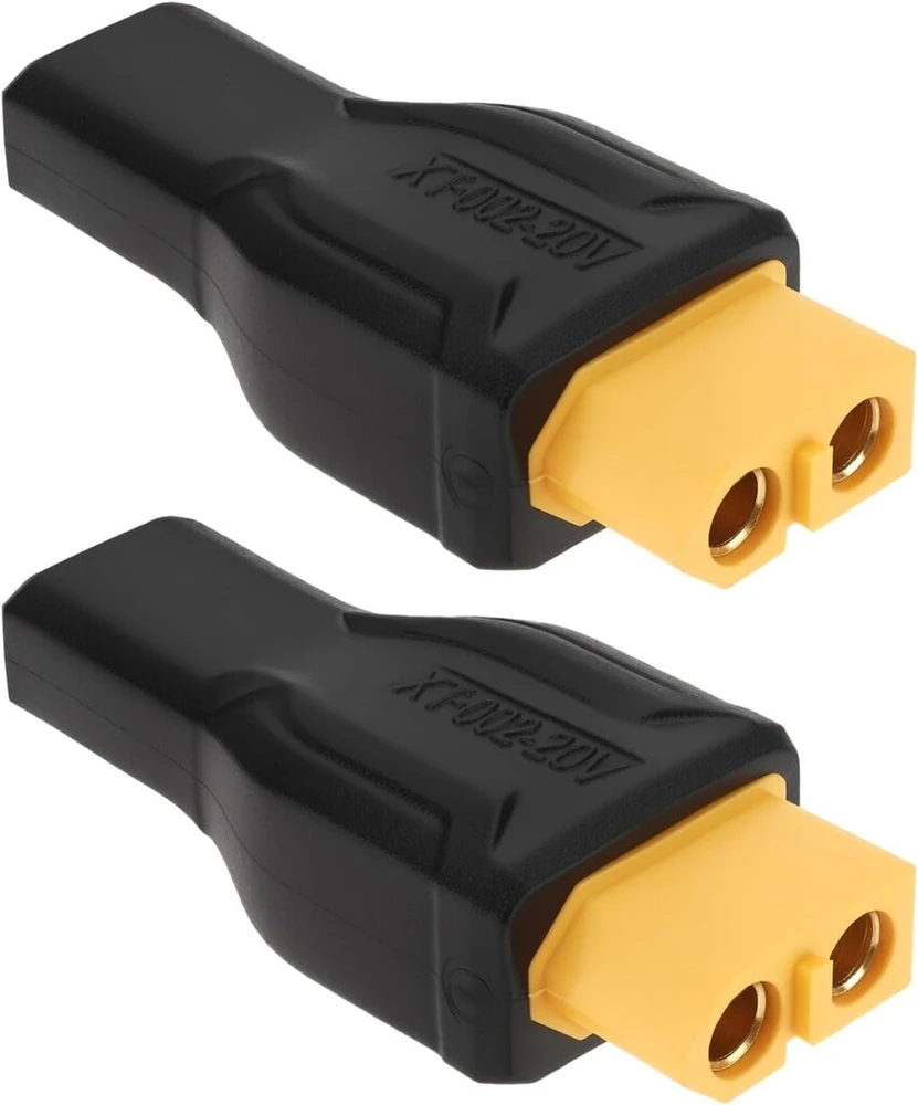 Yinettech Xt60 lizdas į Type C lizdą 100w 20v 5a Xt60 į Usb C adapteris Rc automobiliui Fpv dronui nešiojamam kompiuteriui maitinimo šaltinis, 2 vnt.