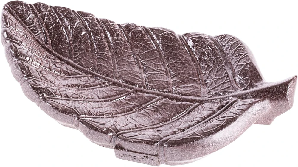 Youartme papuošalų padėklas, mažas, betonas, 230 x 125 x 37 mm - lapų formos dubuo dekoracijai - papuošalų padėklas - padėklas daiktams - papuošalų lėkštė - žiedų dubuo - dekoratyvinis dubuo raktams - raktų dubuo - papuošalų dubuo
