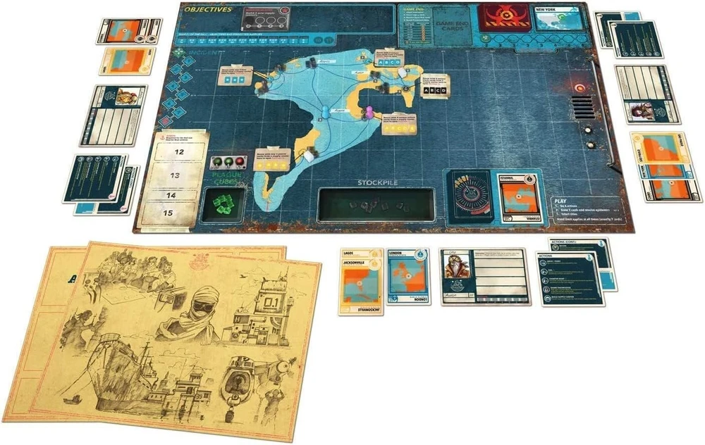 Z Man Games Asmodee Pandemic Legacy Season 2 (yellow Box) - itališkas leidimas