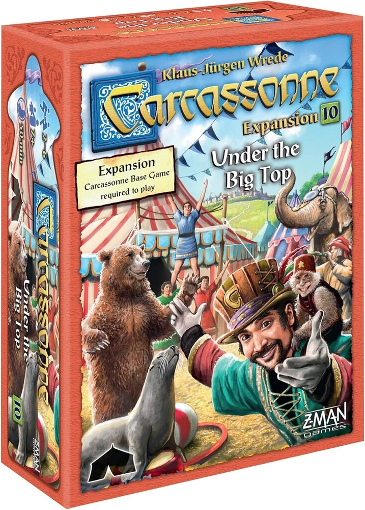 Z Man Games Carcassonne: Po Didžiuoju Cirku – Plėtinys Stalo Žaidimui