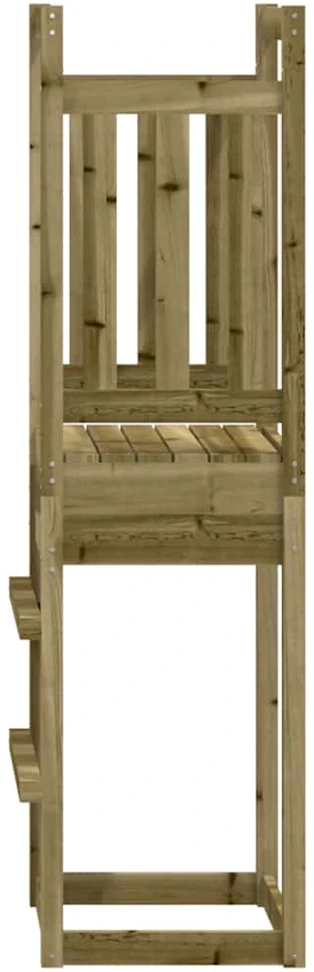 Žaidimų bokštas, 53x46,5x169cm, impregnuota pušies mediena