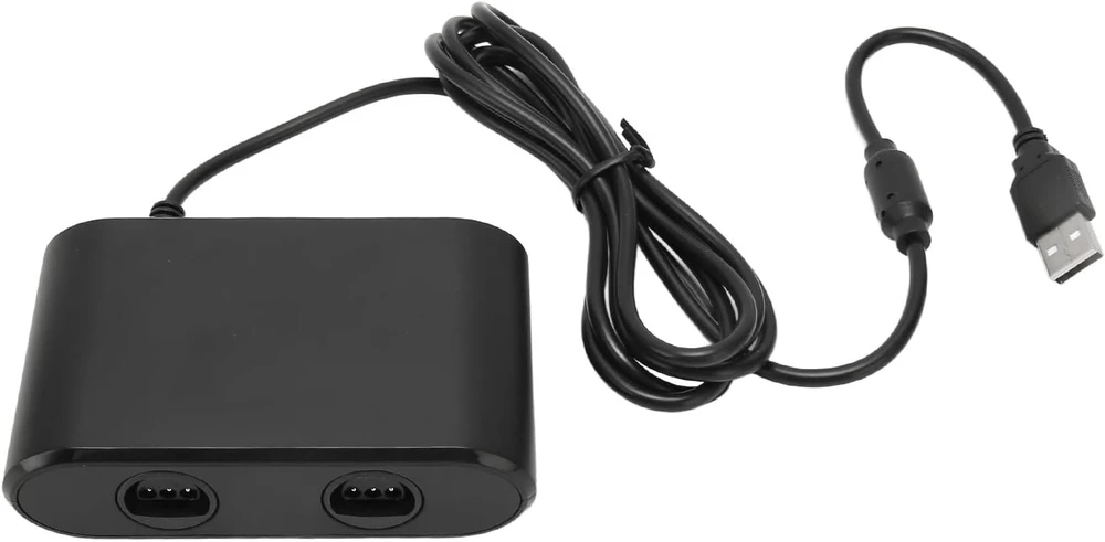Žaidimų valdiklio keitiklis, skirtas N64 valdikliui, 2-in-1 žaidimų pulto keitiklio adapteris, skirtas Switch Pc, lengvas montavimas, patogus perdavimas, palaiko du N64 valdiklius