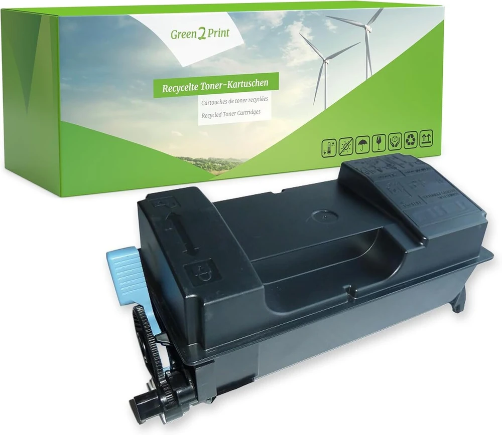 Žalias 2print juodas toneris 1t02mt0nlv – 15500 puslapių, pakeičia Kyocera Tk-3110 – tonerio kasetė, suderinama su Kyocera Fs4100dn