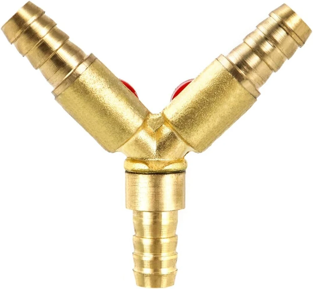 Žarnos jungtis-skirstytuvas Qwork, 3 krypčių, 10 mm