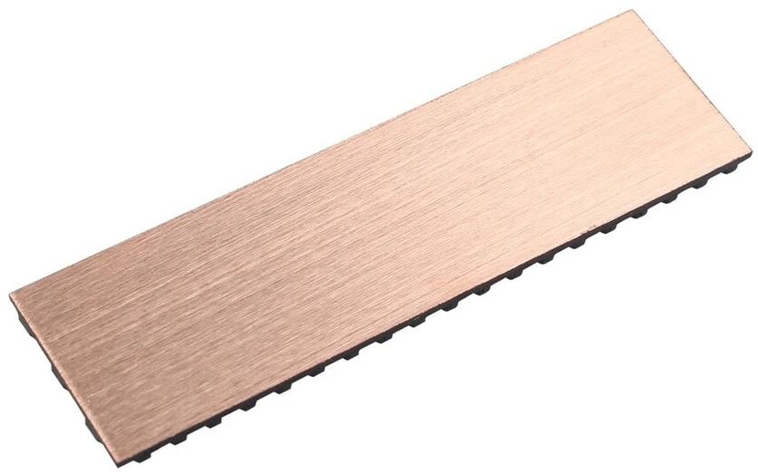 Zde aliuminio M.2 Ssd aušintuvas 70 x 20 x 2 mm su šilumą laidžia lipnia plėvele, skirtas Pc nešiojamam kompiuteriui Raspberry Pi M.2 2280 Ssd Nvme Led stiprintuvui Cpu Ic lustų grandinei