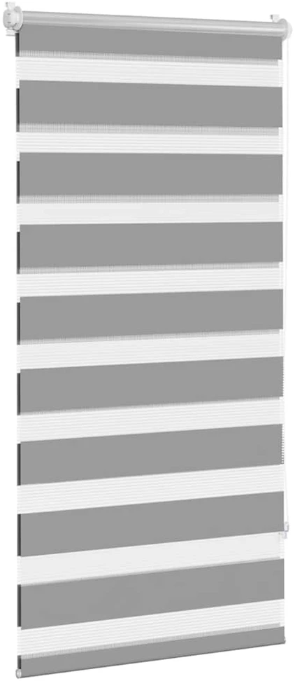 Zebra žaliuzė, 60,9x120 cm, audinys, plotis 56,7 cm, pilka