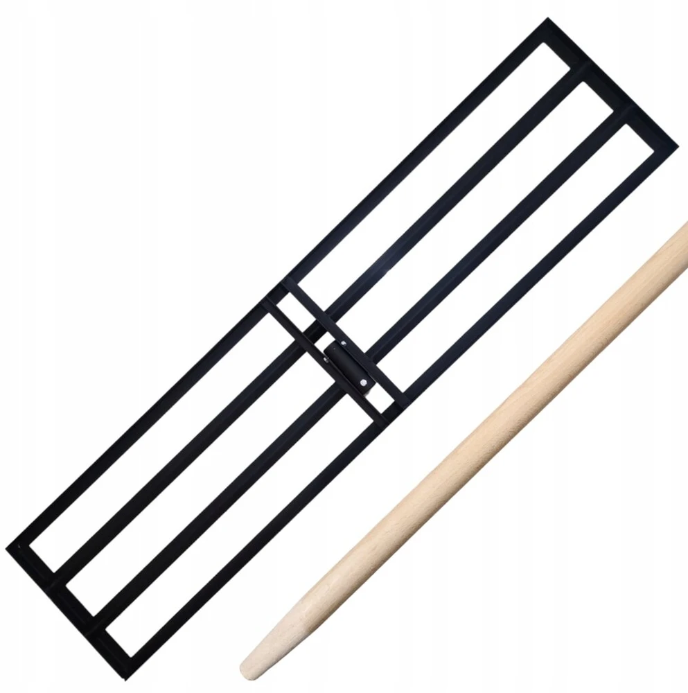 Grandininis pjūklas Žemės lyginimo įrankis xxl 120 cm + ilgas kotas 150 cm