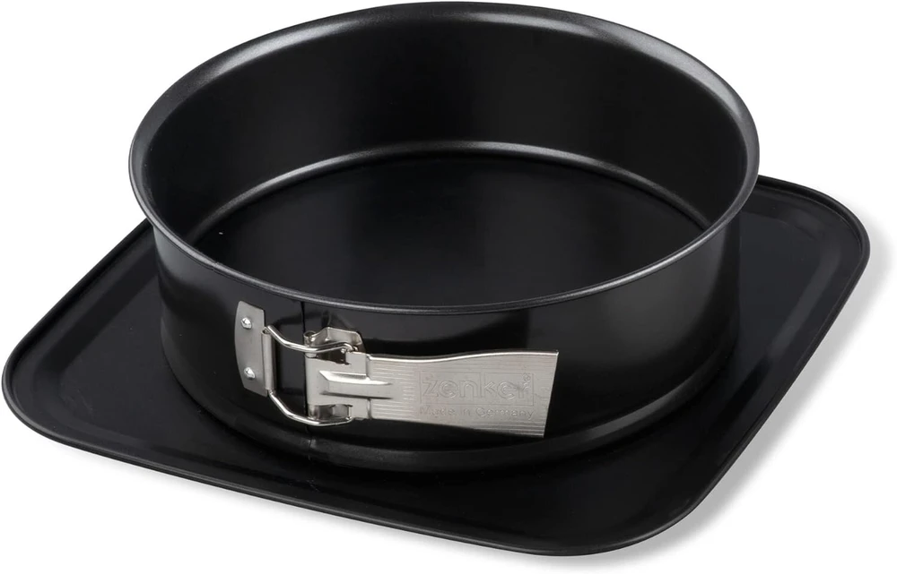 Zenker Bake, Click & Go 24 torto forma - skersmuo 24 x 8 cm - kepimo forma su atskirai įsigyjamu dangčiu tiesioginiam transportavimui - torto forma kepimui ir transportavimui