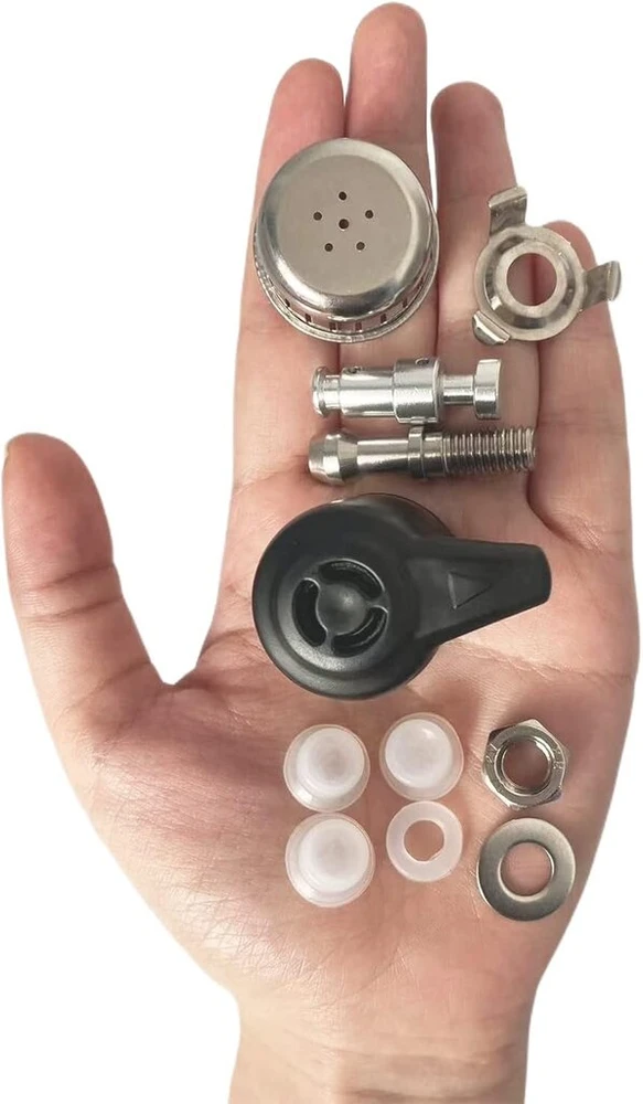 Zingking 11 dalių garų išleidimo plūdės vožtuvo keitimo rinkinys universalus elektrinis slėgio vožtuvas, skirtas Instant Pot 3, 5, 6qt garų išleidimo rankenai, sandarinimo žiedas, apsauga nuo užsikimšimo slėgio puodui, slėgio vožtuvas