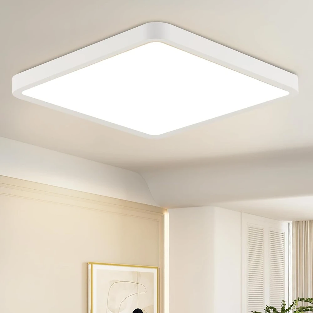 Zmh led lubinis šviestuvas plokščias: 23 cm miegamojo lempa 18 w vonios kambario 4000 k vonios kambario lempa ip44 prieškambario lempa vonios kambario baltas kvadratinis lubinis apšvietimas miegamajam virtuvei prieškambariui