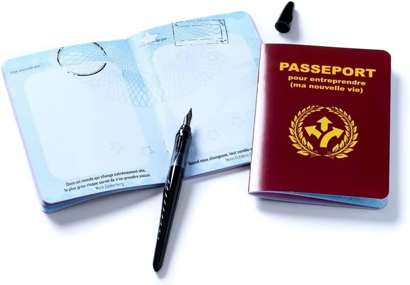 Žodžiai yra dovanos „passport to Take My New Life“, bordo spalvos, klasika su šiuolaikišku akcentu