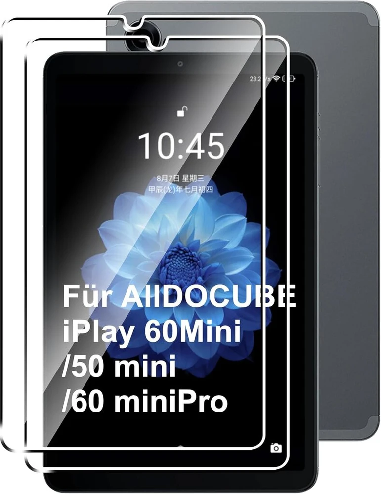Zzjoooj Ekrano apsauga, suderinama su Alldocube Iplay 60 mini/60 mini Pro planšetiniu kompiuteriu, grūdintas stiklas, 9h kietumas, atsparus įbrėžimams, be burbuliukų