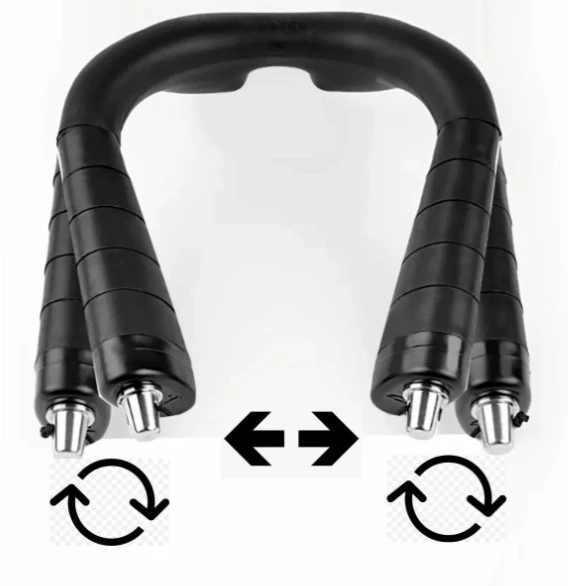 C4 Carbon Kaklo svarmuo C4 D&D Collar Deep and Dynamic 3,0kg juodas