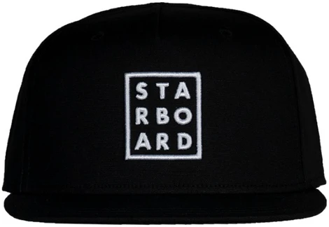 Kepurė su snapeliu Starboard Block Cap juoda