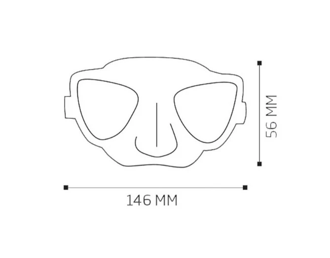 Nardymo kaukė C4 Carbon Plasma XL balta