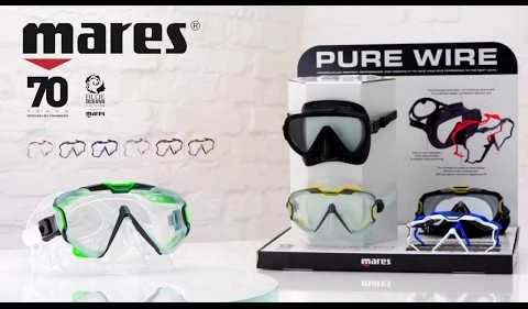 Nardymo kaukė Mares Pure Wire juoda