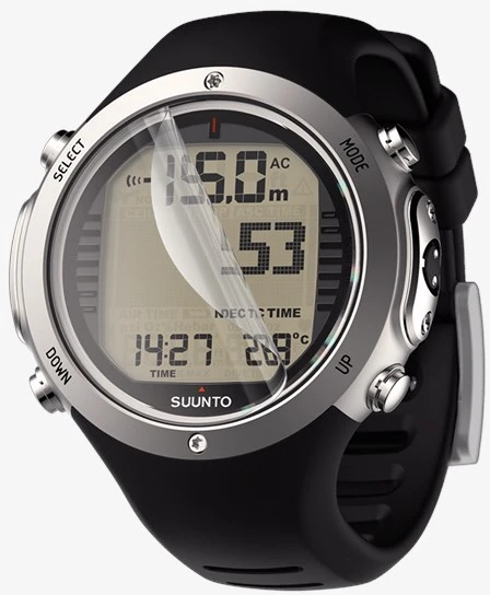Nardymo kompiuterio ekrano apsauginė plėvelė Suunto D-Series Screen Scratch Guards