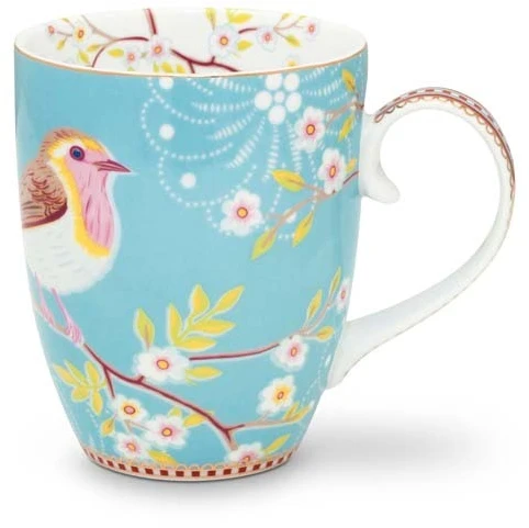 Porcelianinių indų rinkinys Pip Studio Early Bird, žydras, 3 dalių