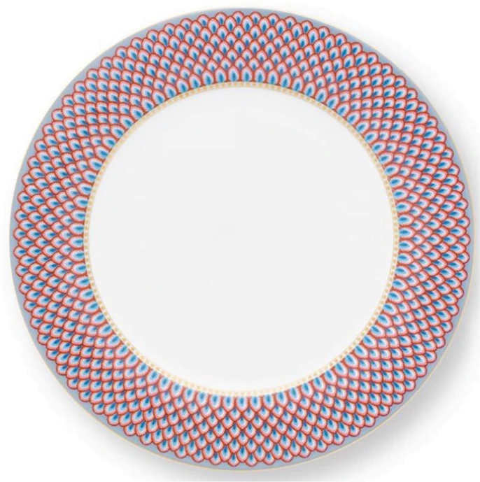 Porcelianinių lėkščių rinkinys Pip Studio, su žvyneliais ir auksu, 4 vnt., 26,5 cm