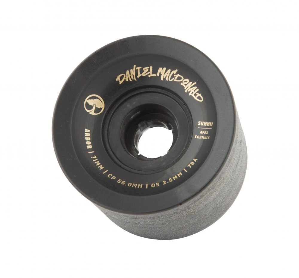 Riedlentės ratukai Arbor Summit Daniel MacDonald 71 mm 78A juodi
