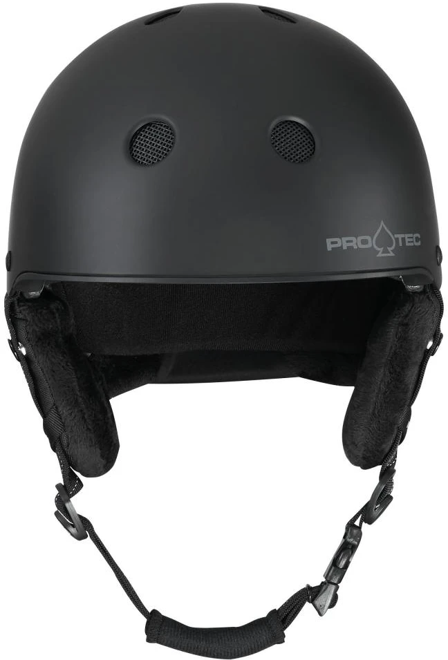 Slidinėjimo ir snieglenčių šalmas PRO-TEC Low Pro Matte Juodas