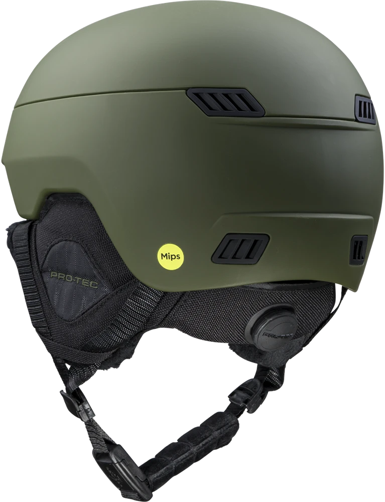 Slidinėjimo šalmas PRO-TEC Apex Cert MIPS Matte Olive