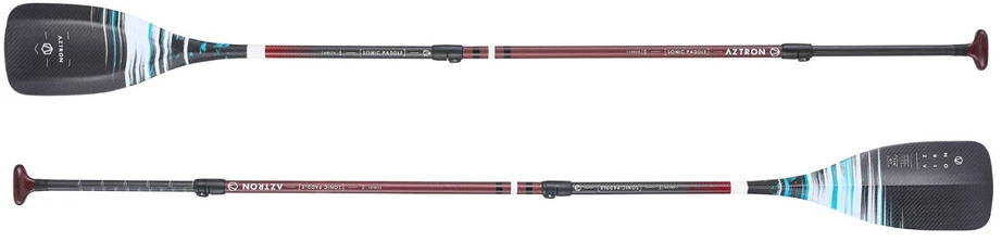 SUP irklas Aztron Sonic Race Raudona Tex Carbon 3-Section