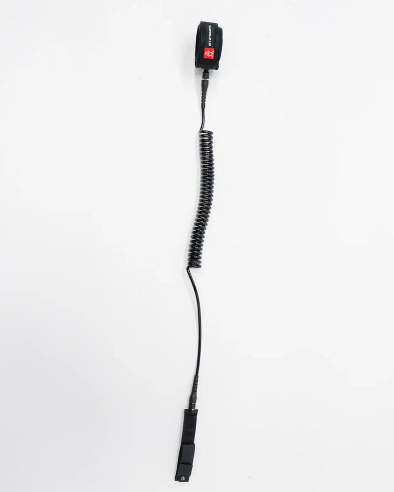 SUP irklentės saitas Starboard Semi-Coil Leash - Ankle / Calf 9' juodas