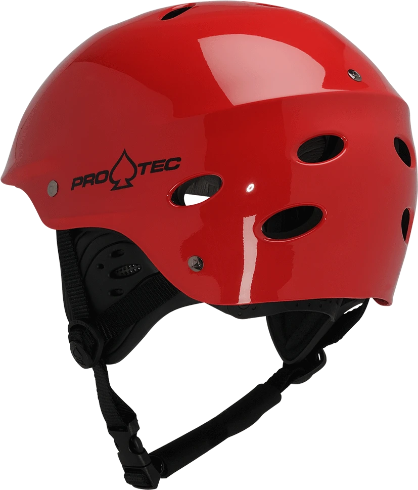 Vandens sporto šalmas PRO-TEC ACE WAKE Gloss Raudona