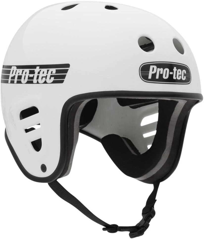 Vandens sporto šalmas PRO-TEC Full Cut Vanduo Gloss Baltas