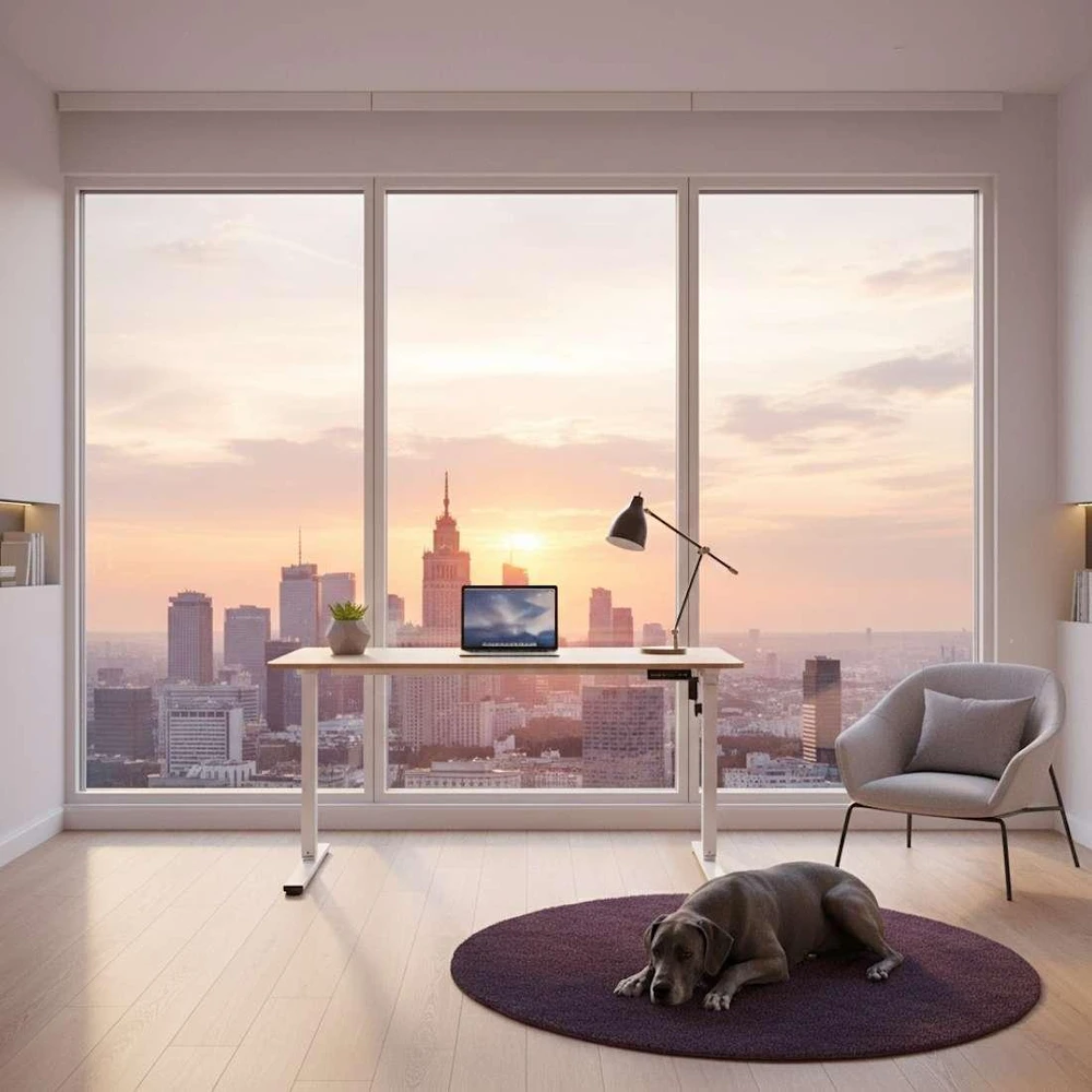 Elektrinis rašomasis stalas Spacetronik Moris SPE-O112WL, 160 × 80 cm