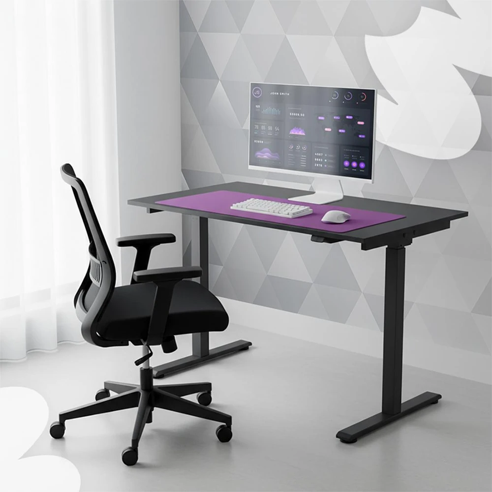 Elektrinis rašomasis stalas Spacetronik Moris Flex, 100 × 60 cm, juodas