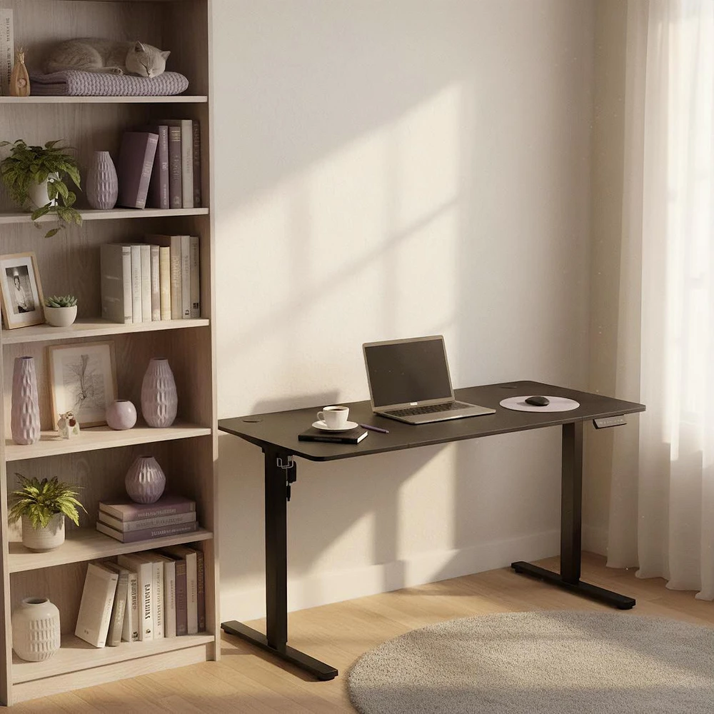 Elektrinis rašomasis stalas Spacetronik Moris, 160 × 80 cm
