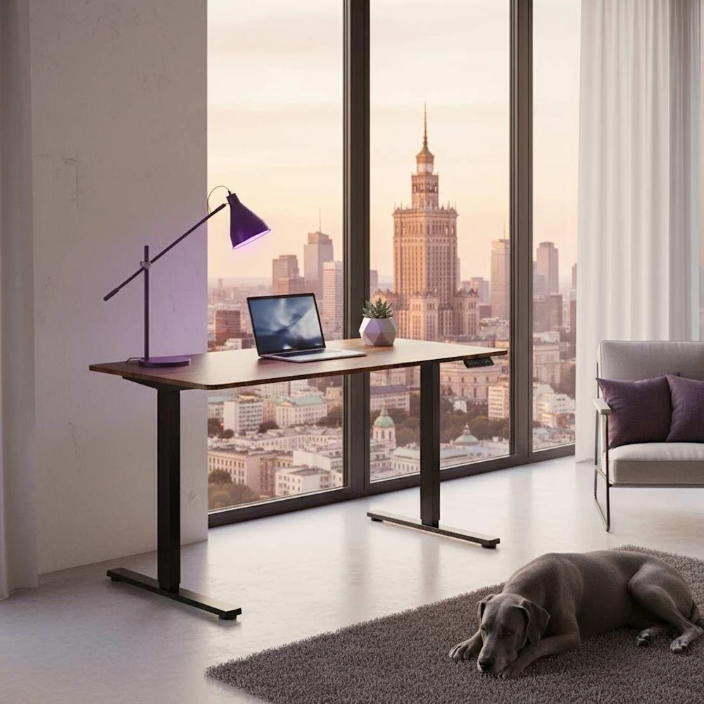 Elektrinis rašomasis stalas Spacetronik Moris SPE-O112BR, 140 × 70 cm