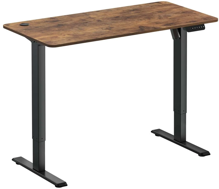 Elektrinis reguliuojamo aukščio rašomasis stalas Spacetronik Moris, 120 × 60 cm