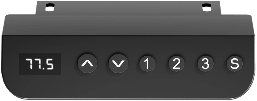 Elektrinis reguliuojamo aukščio rašomasis stalas Spacetronik Moris, 120 × 60 cm