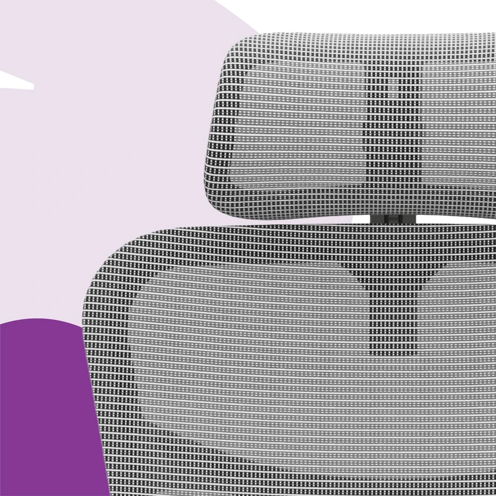 Ergonomiškas „Spacetronik LUMBO 44“ pilkas fotelis