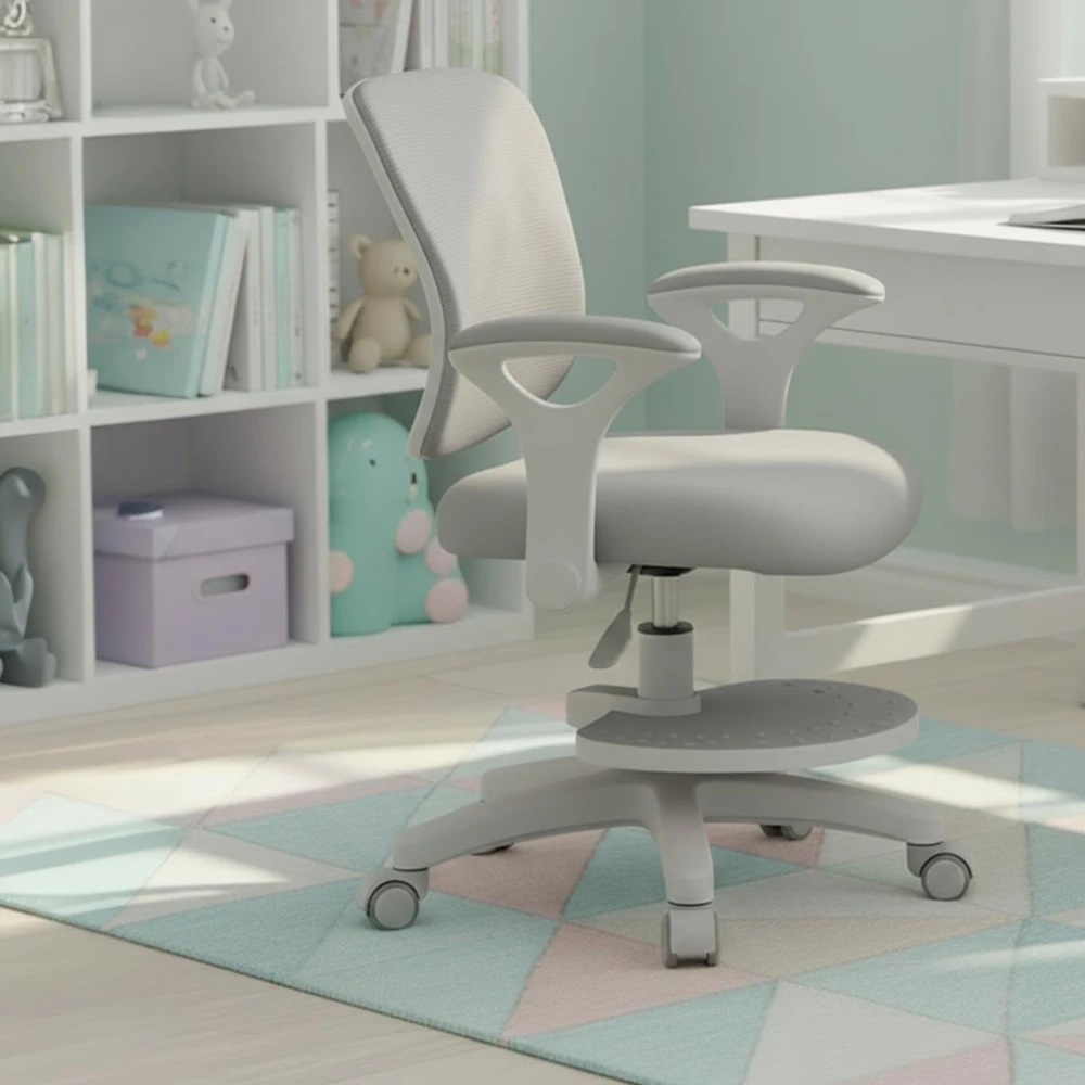 Ergonominė vaikiška biuro kėdė Spacetronik SPC-XD-17C, 83–94 cm, pilka