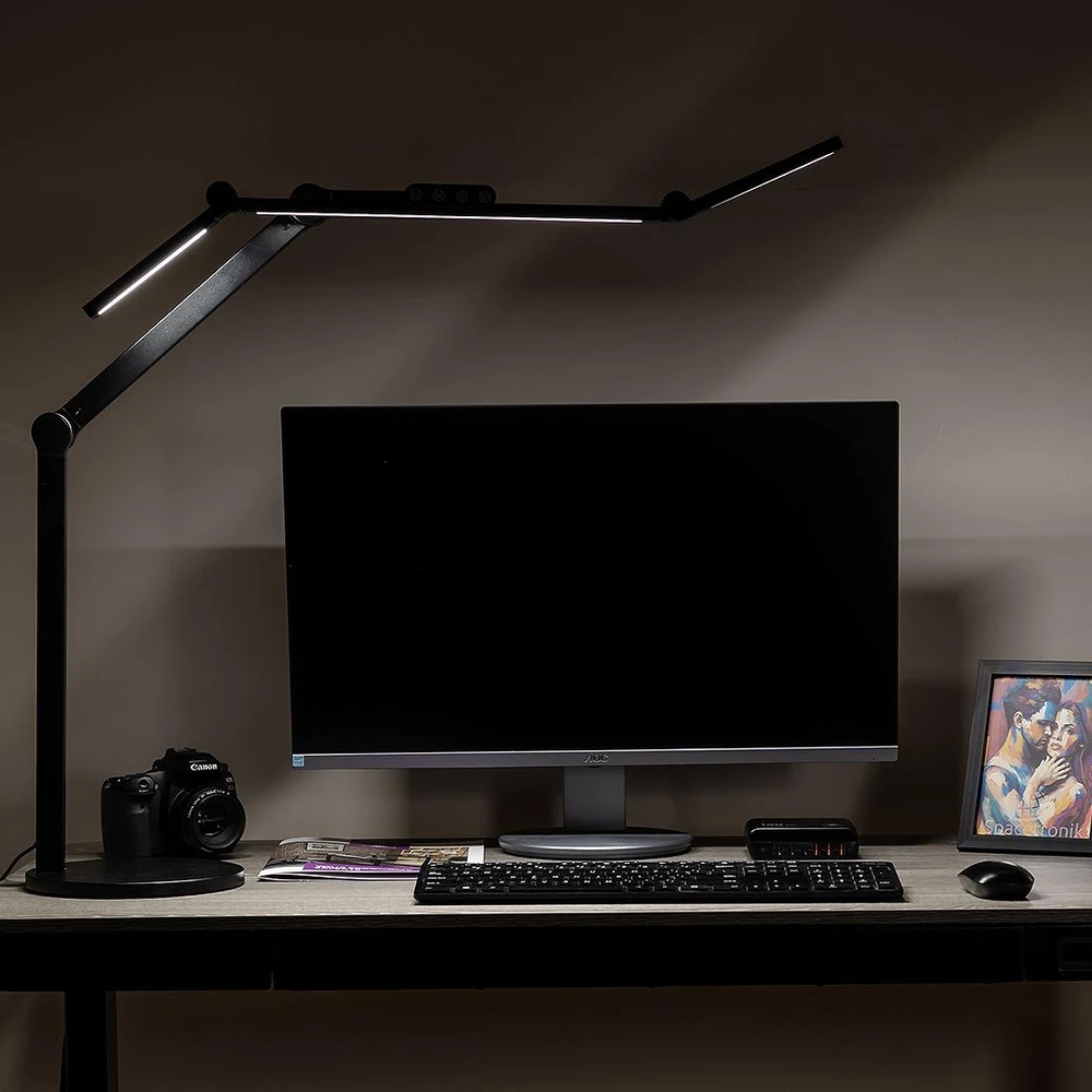 LED braižymo stalinė lempa Spacetronik Glow D4, bešešėlė