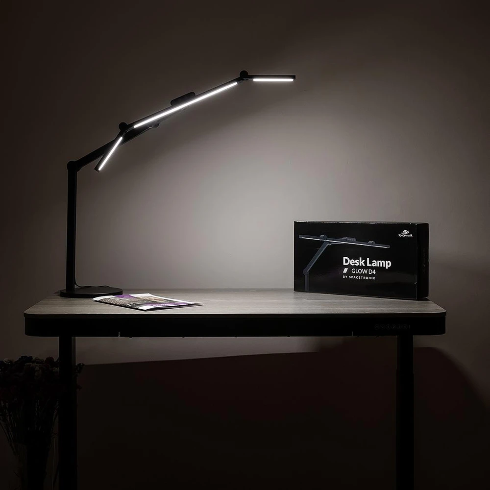 LED braižymo stalinė lempa Spacetronik Glow D4, bešešėlė