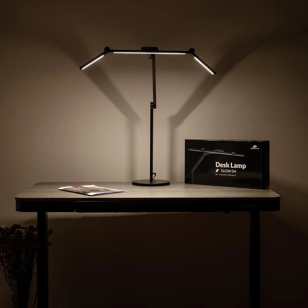 LED braižymo stalinė lempa Spacetronik Glow D4, bešešėlė