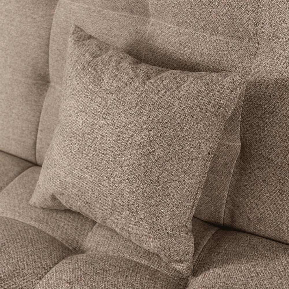Sofa Mebel Elite 2 sofų-lovų komplektas NEPAL, 187 × 87 × 95 cm, rudas