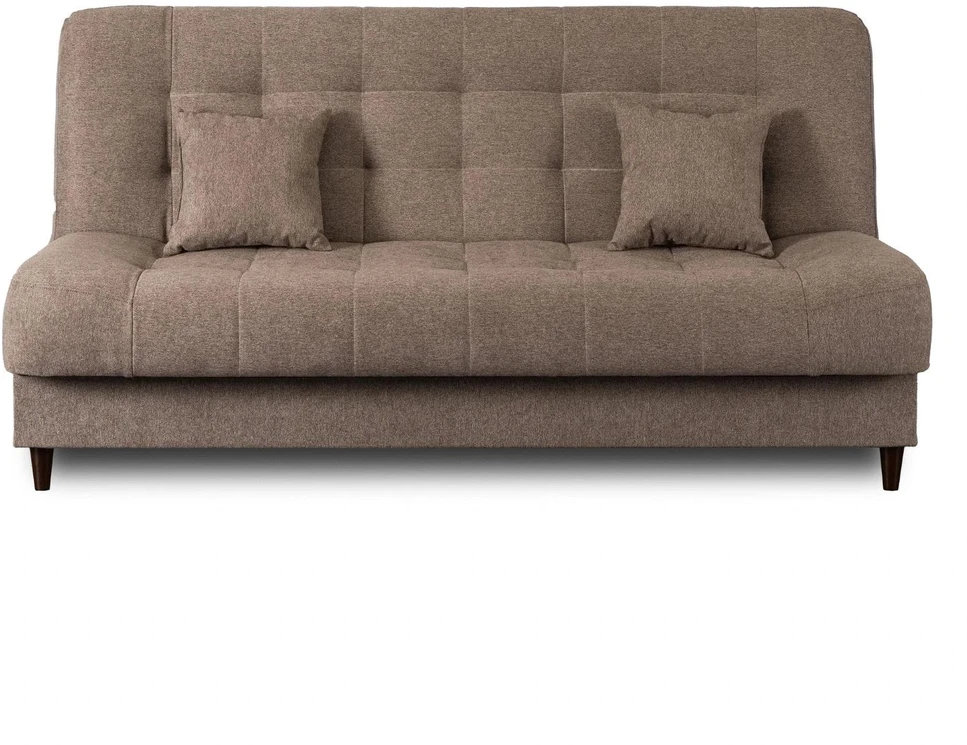Sofa Mebel Elite 2 sofų-lovų komplektas NEPAL, 187 × 87 × 95 cm, rudas